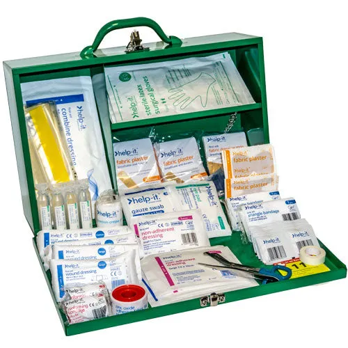Industrial 1-50 Person First Aid Kit (Metal Box)
