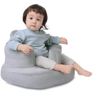 Inflatable Baby Seat with Breathable Cover for Babies 3 Months and Up,Inflatable Infant Chair,Blow Up Baby Chair,Infant Sit Up Chair