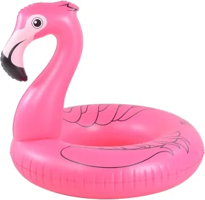 Inflatable Flamingo Pool Float Tube for Party, Inflatable Raft Pool Toys, Pool Float for Adults and Kids