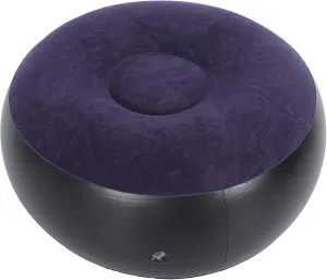 Inflatable Ottoman,Blow Up,Portable Outdoor Camping Chair Inflatable Flocking Stool Footrest For Home Office Travel