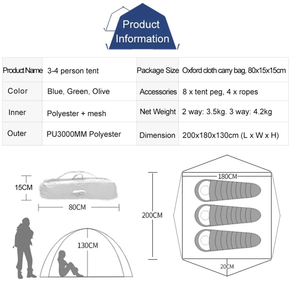 Instant Pop-Up Tent