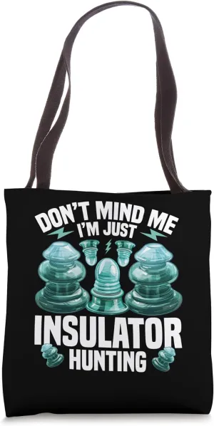 Insulator Collecting Kit Telegraph Insulator Collector Tote Bag