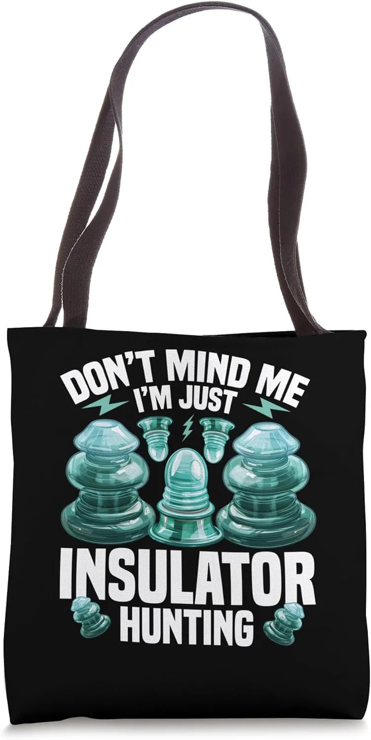 Insulator Collecting Kit Telegraph Insulator Collector Tote Bag