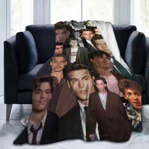 Johnny Depp Blanket Flannel Fleece Printed Throw Blankets Ultra Soft Micro Warm Blanket for All Season Bedding Chair Sofa Couch Bed 50"x40"