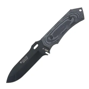 Joker 4-3/4" Non-Reflecting Survival Knife - Micarta Handle