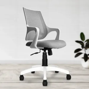 Kepler Brooks Polaris Mid Back Office Chair (White)