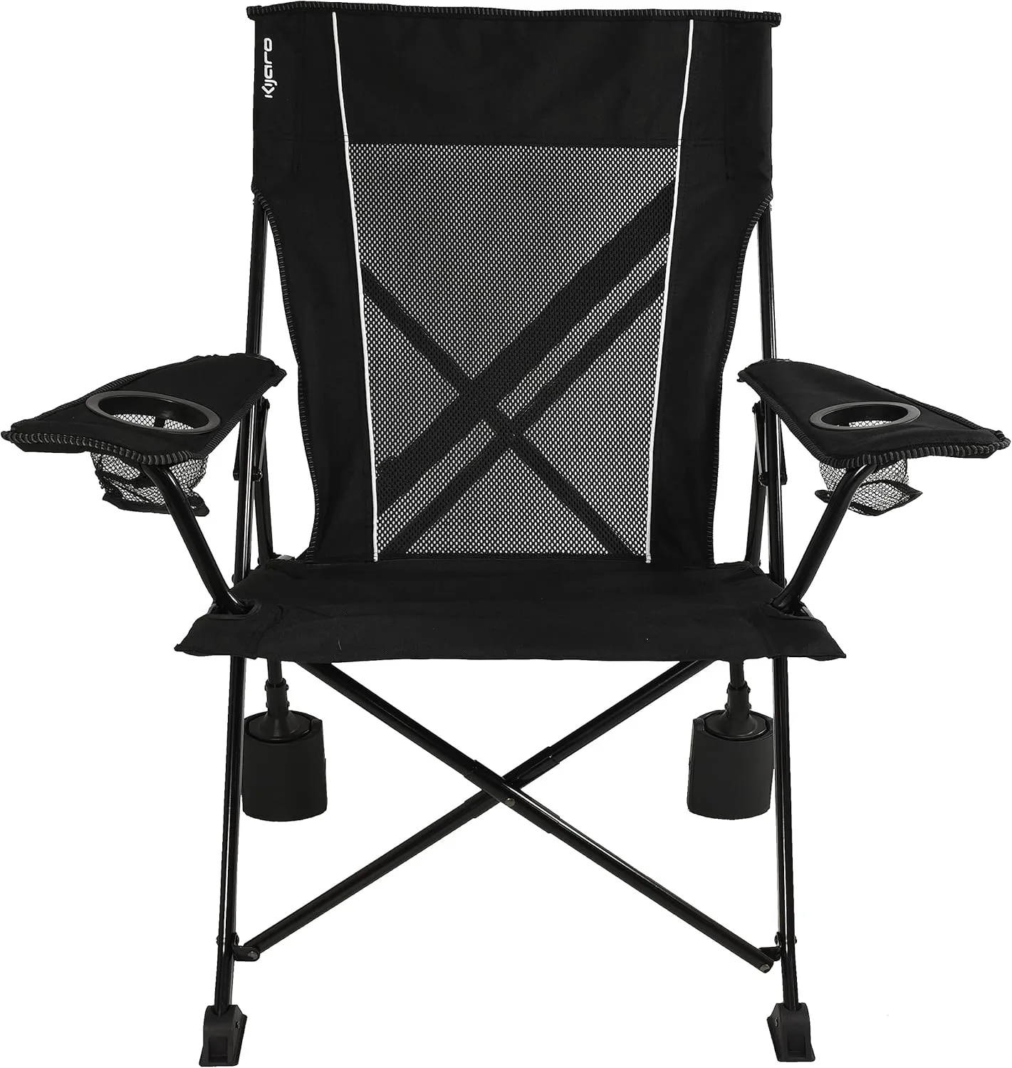 Kijaro Rok-it Sport Rocking Camping Chair, Vik Black