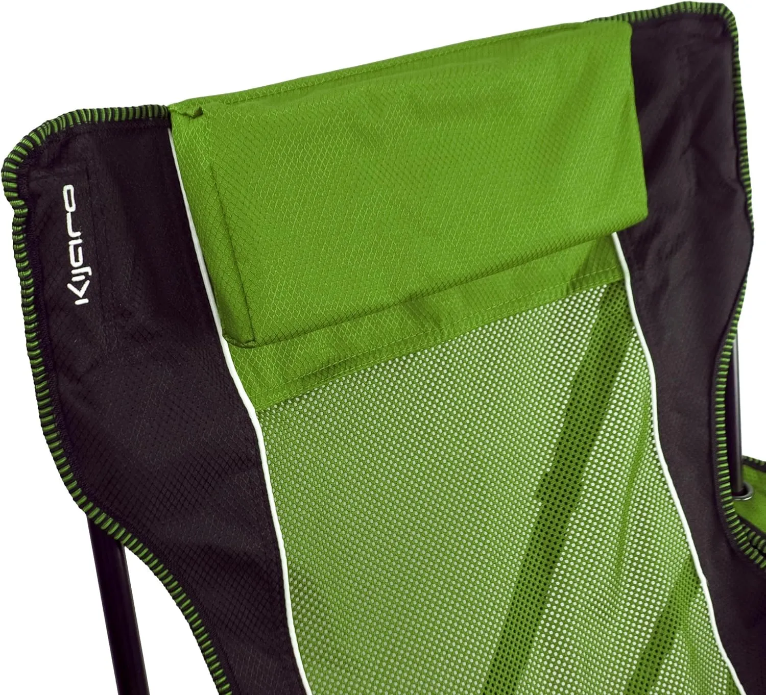 Kijaro Sling Folding Camping Chair - Enjoy The Outdoors in This Outdoor Chair with a Built-in Cup Holders and Side Organizer OR Side Cooler - Includes a Detachable Pillow