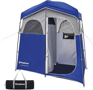 KingCamp Portable Shower Tent for Camping, Oversized Shower Privacy Tent Kit, Outdoor Changing Tent Dressing Tent for Backpacking Hiking