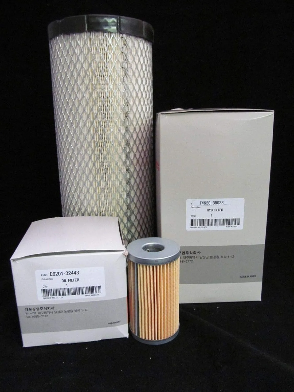 KIOTI TRACTOR Parts DK35SE DK40SE DK45SE DK50SE Gear Maintenance Service Filters