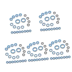 Kisangel 5sets Precision Bearing for Remote-Control Racing Cars Bearing Kit Compatible Crawler Car Axle Enhanced Performance Smooth Driving Sealed Design