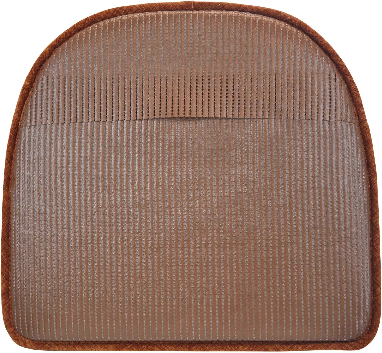Klear Vu Raindrop The Gripper Non Slip Chair Cushions, Soft & Comfortable Seat Pad, Sitting Pillow for Kitchen, Dining or Office, 2 Count (Pack of 1), Cayenne