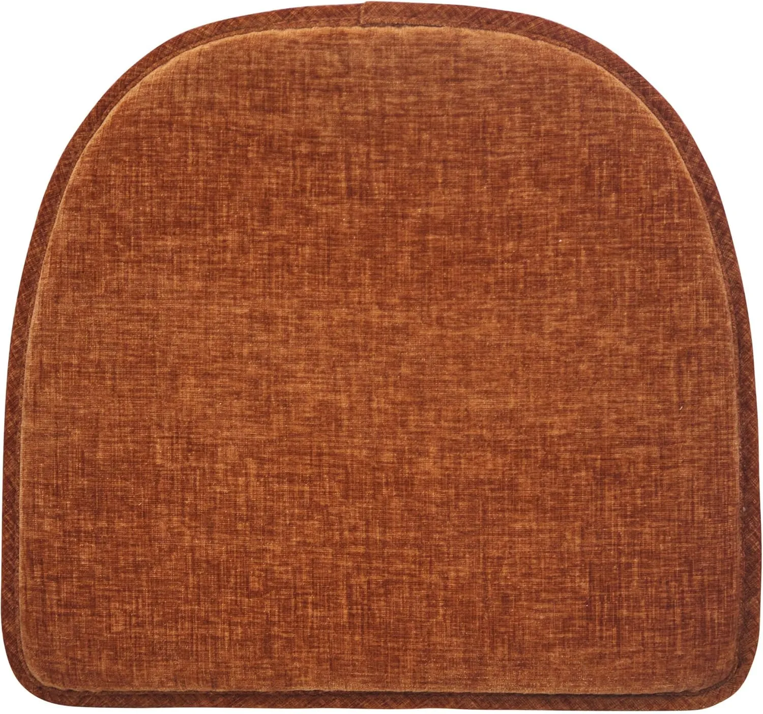 Klear Vu Raindrop The Gripper Non Slip Chair Cushions, Soft & Comfortable Seat Pad, Sitting Pillow for Kitchen, Dining or Office, 2 Count (Pack of 1), Cayenne
