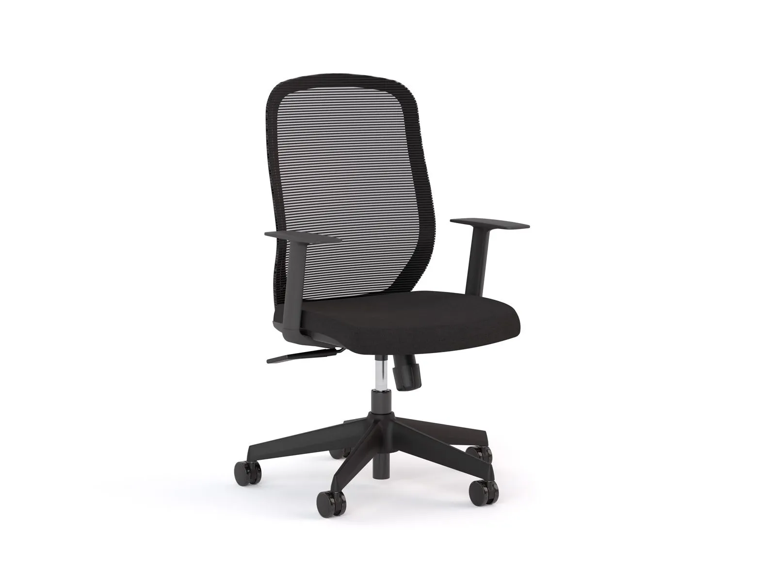 Knight's Flex 2.0 Mesh Back Chair, Black Upholstery Seat, Assembled