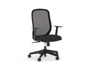 Knight's Flex 2.0 Mesh Back Chair, Black Upholstery Seat, Assembled