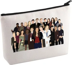 KUIYAI Vampire TV Show Merchandise Cosmetic Bag Vampire Movie Character Toiletry Bag TVD Enthusiasts Gift Originals Vampire Fans Gift (TVDcharacterMup)