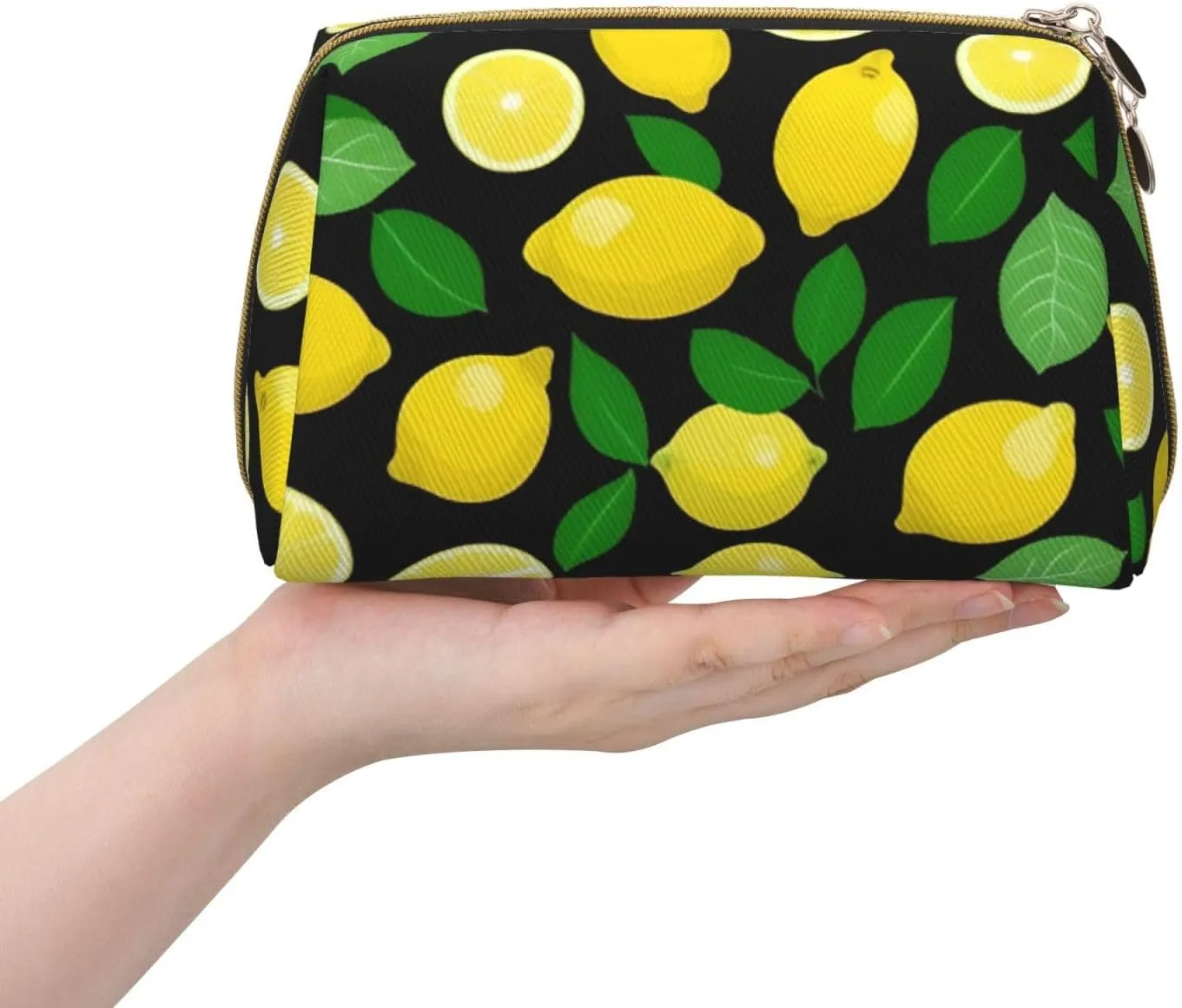 Lemon Fruit Toiletry Pouch, Travel-Friendly Makeup Organizer For Makeup Brushes, Lipsticks
