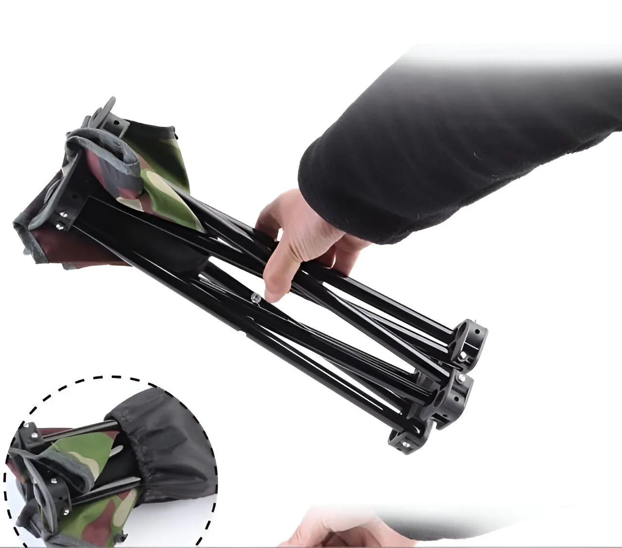 Lightweight Portable Folding Camping Square Chair