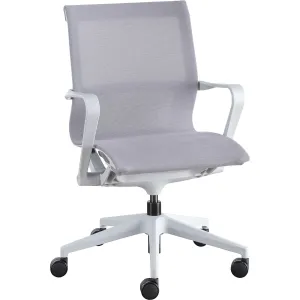 Lorell Executive Mesh Mid-back Chair
