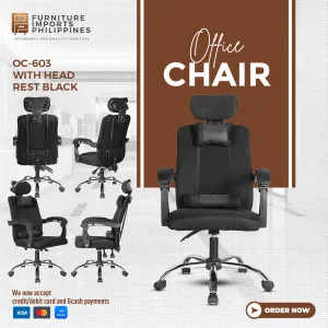 LUCAS Ergonomic Mesh Office Chair with Headrest – Comfortable & Breathable
