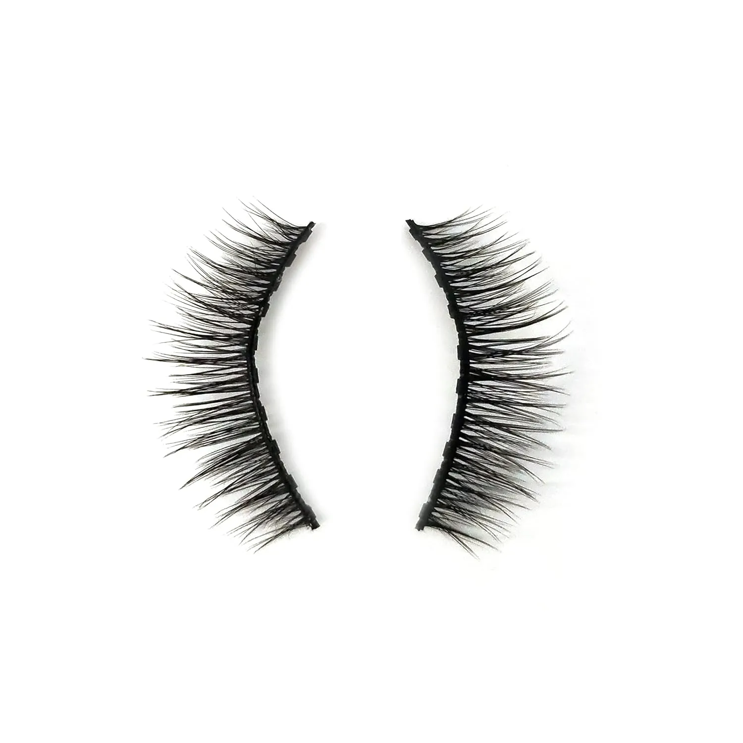 Magnetic Eyelash Kit Daily Use with Natural Looking Eyelashes With 10 Tiny Magnets Medium Length Faux Lashes, Eyelashes With Black Magnetic Liner