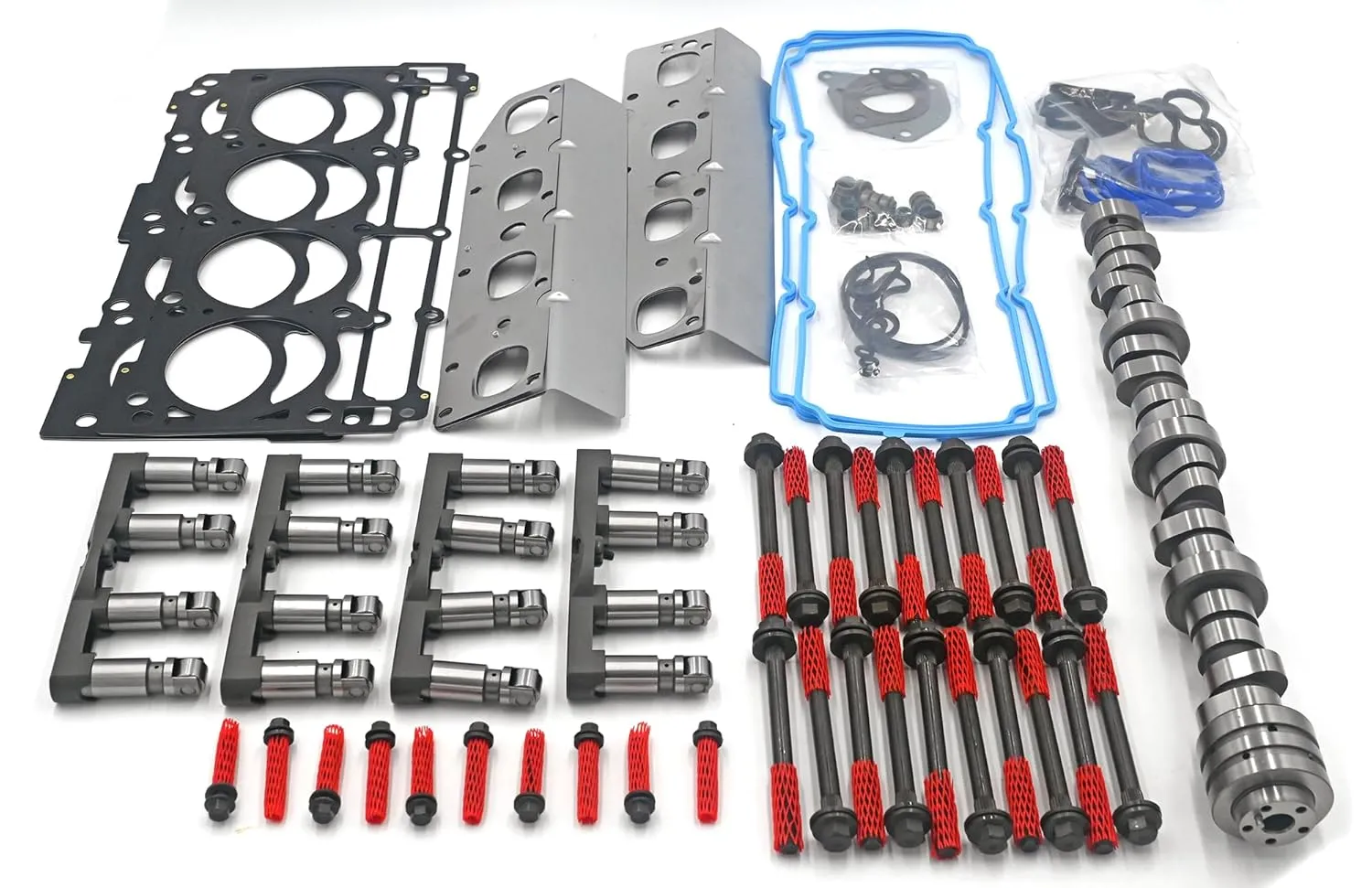 MDS 5.7L Hemi Camshaft Lifter Kit with Head Gasket Set, Compatible with 2009-2021 Chrysler 300 Dodge Charger Durango 09-16 Ram 1500 Jeep Grand Cherokee 09-10 Commander 53022372AA 53021726AE