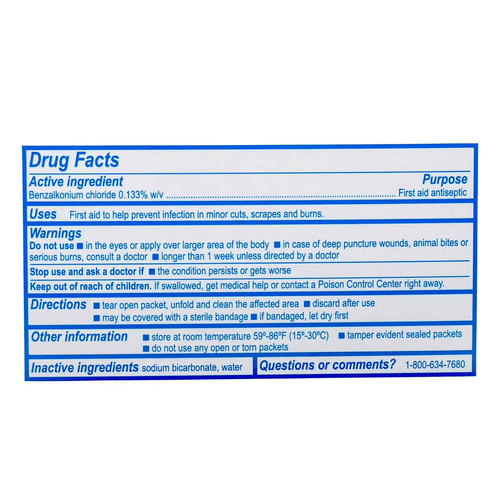 Medi First Antiseptic First Aid Wipes 20/box