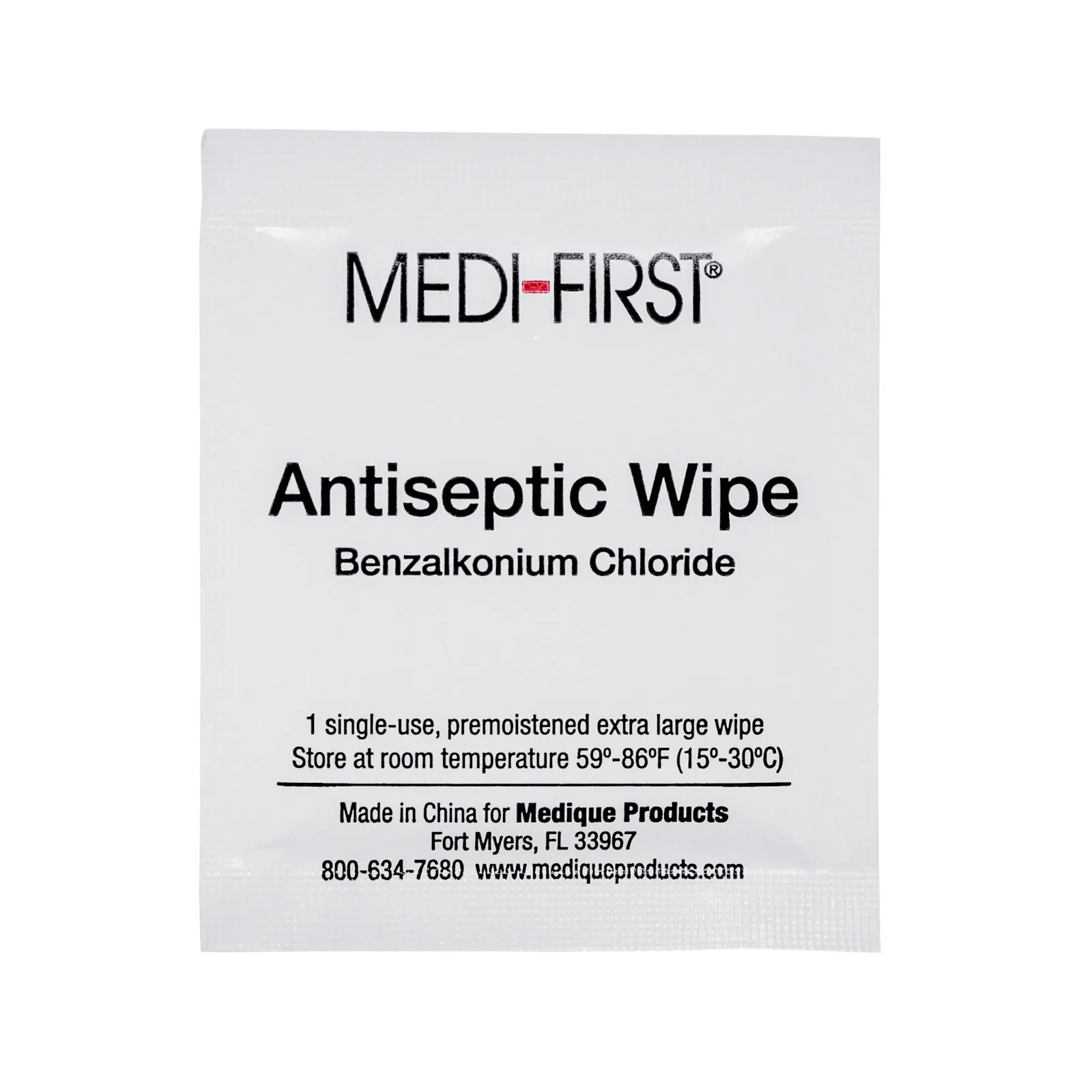 Medi First Antiseptic First Aid Wipes 20/box
