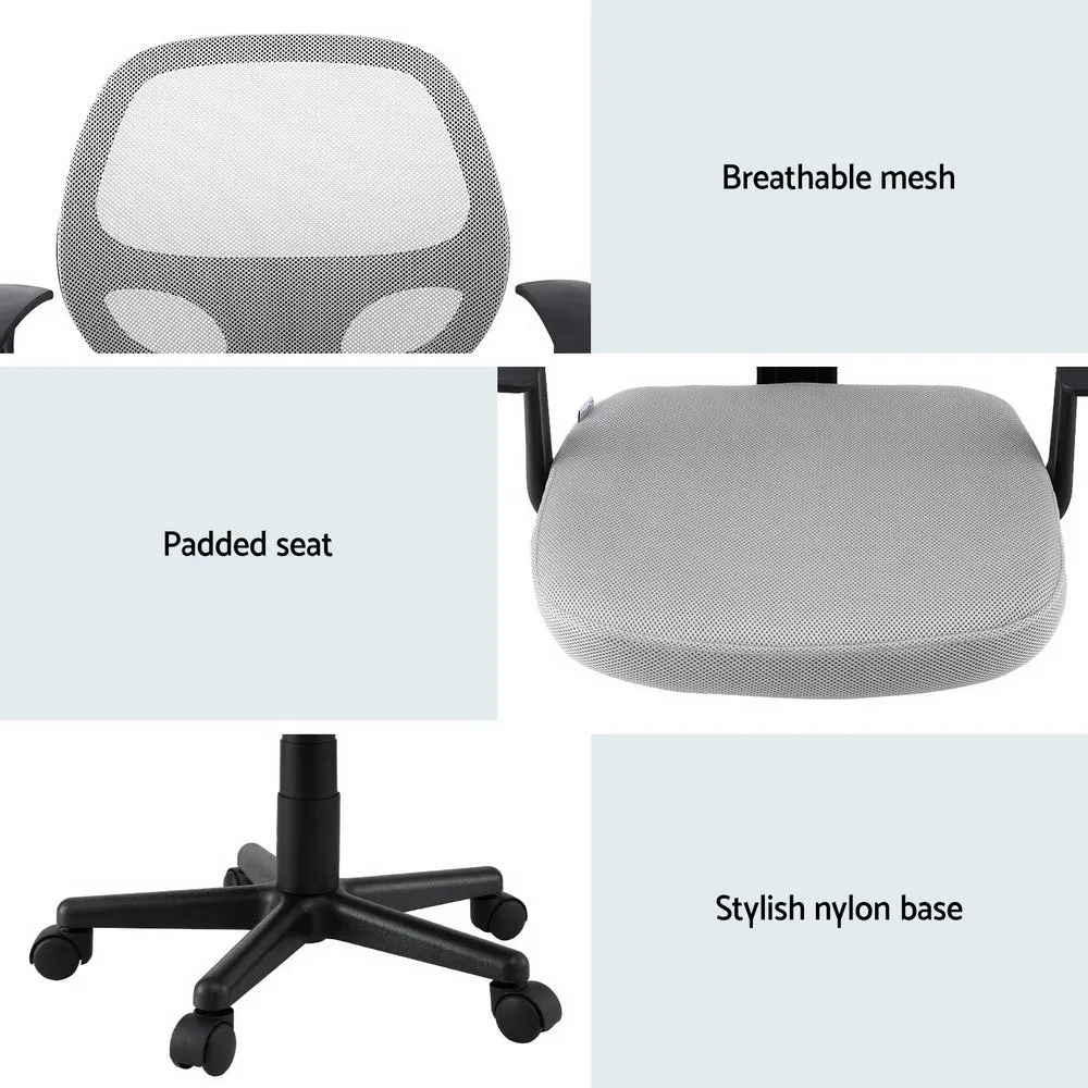 Mesh Mid-Back Office Chair - Grey