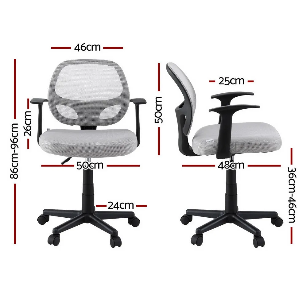 Mesh Mid-Back Office Chair - Grey