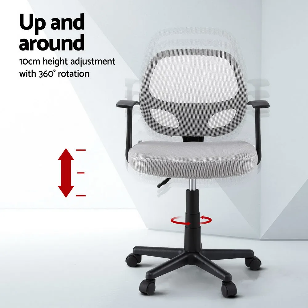Mesh Mid-Back Office Chair - Grey