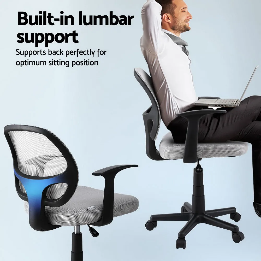 Mesh Mid-Back Office Chair - Grey