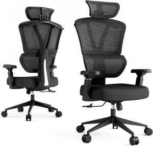 Mesh Office Chair for Gaming & Business: BIKIGIRL
