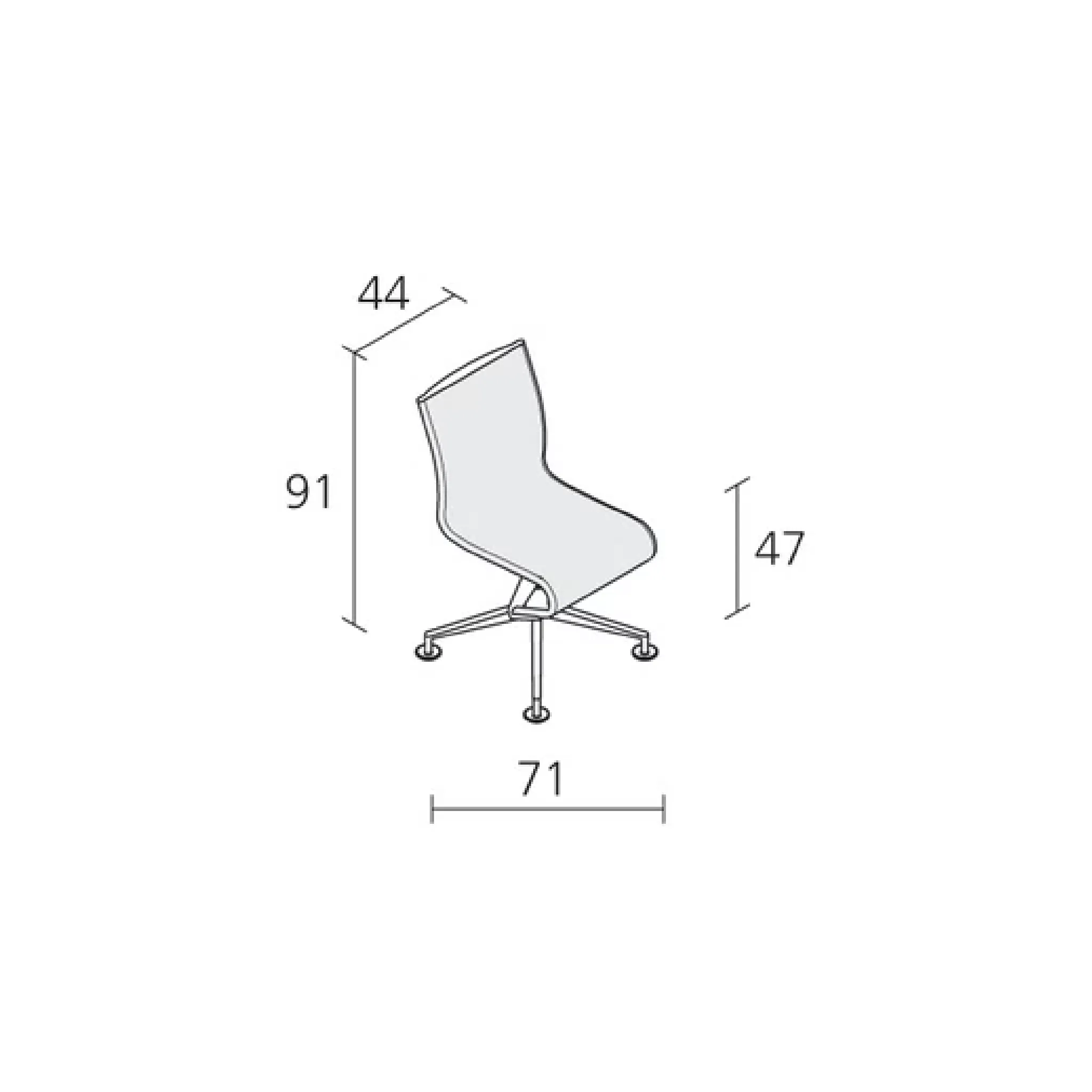 Mesh Swivel Desk Chair | Alias Meetingframe