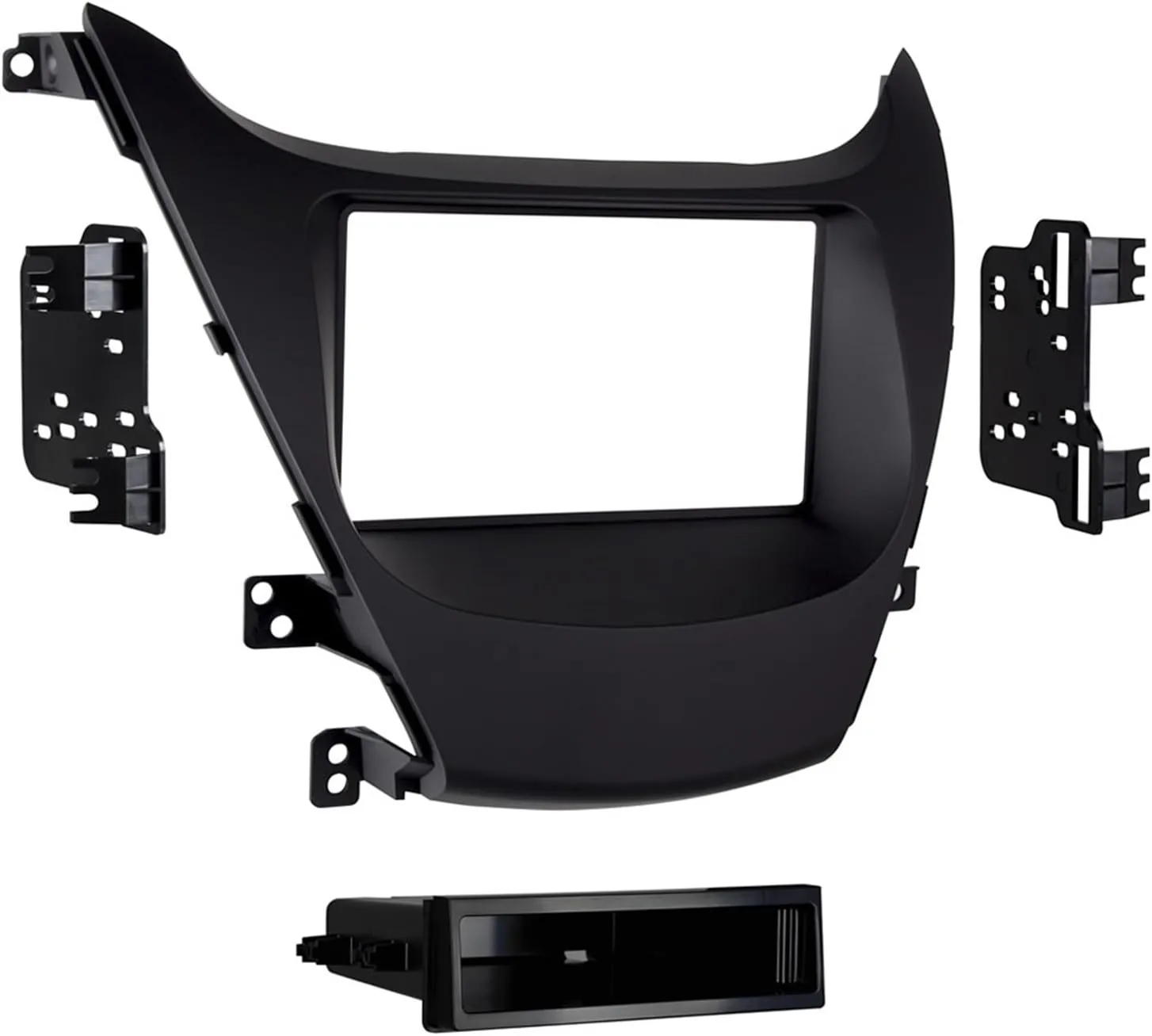 Metra 99-7362B Single DIN Dash Kit for Select 2014 and Hyundai Elantra Vehicles (Black)