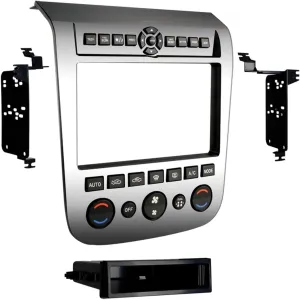 Metra 99-7612A Single/Double DIN Installation Dash Kit with Aluminum Finish for 2003-2007 Nissan Murano,Silver