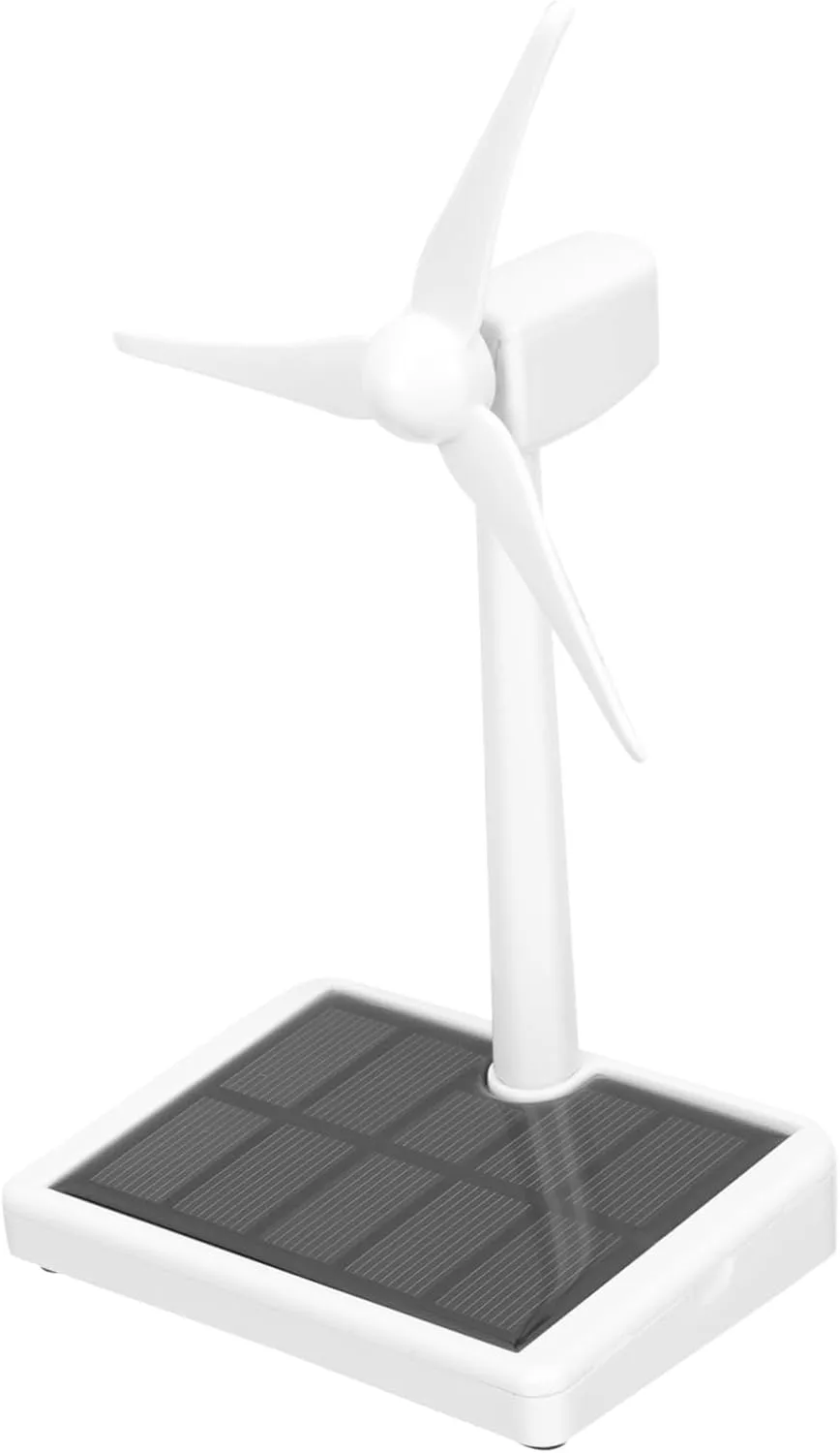 Milisten DIY Solar Windmill Model Kit Assembled Wind Turbine for Educational Stem Experiment for Understanding Solar Power and
