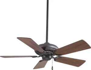 Minka-Aire F563-ORB Supra 44 Inch Pull Chain Ceiling Fan in Oil Rubbed Bronze Finish