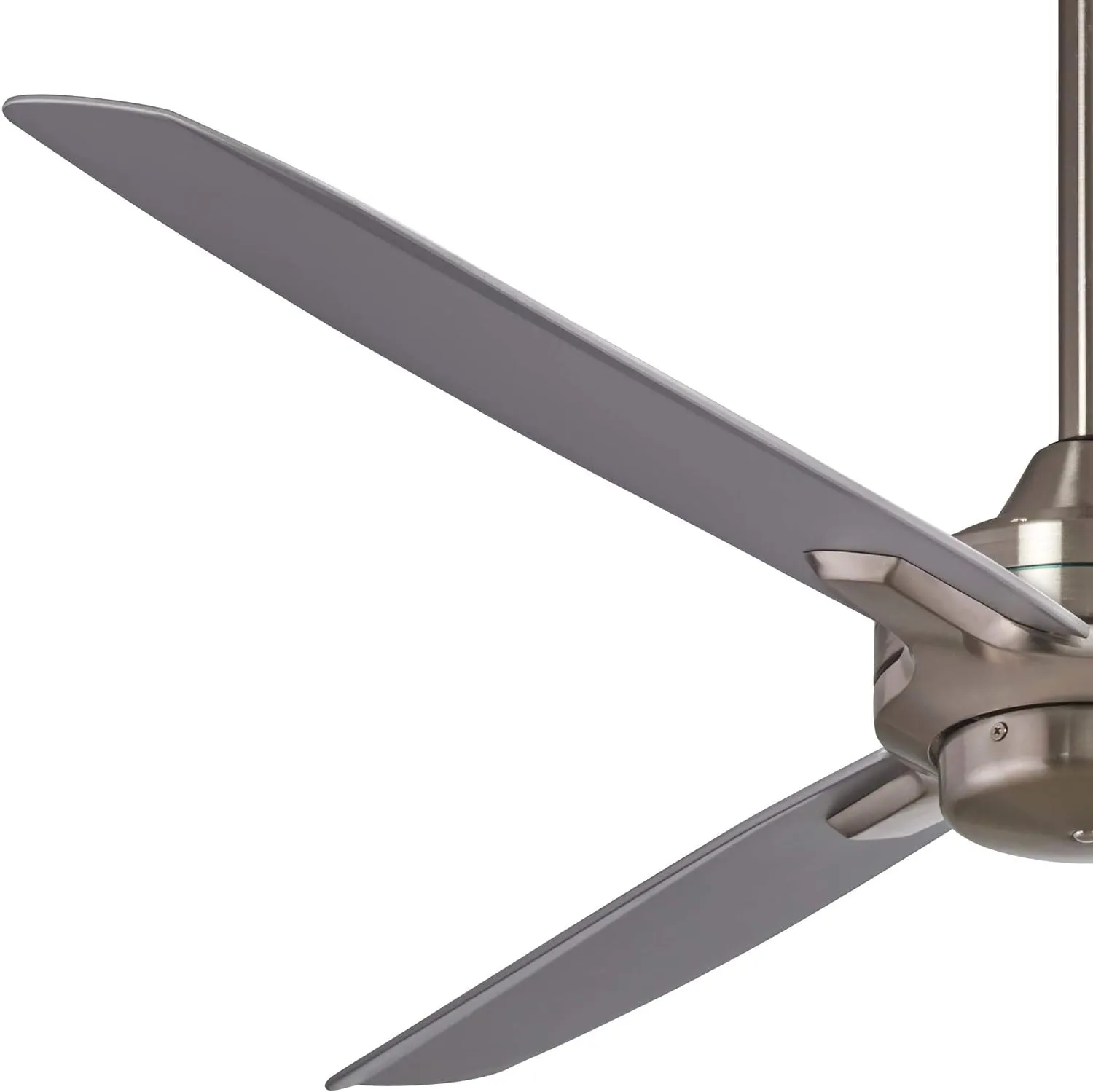 MINKA-AIRE F727-BN/SL Rudolph 52 Inch Ceiling Fan in Brushed Nickel Finish with Silver Blades