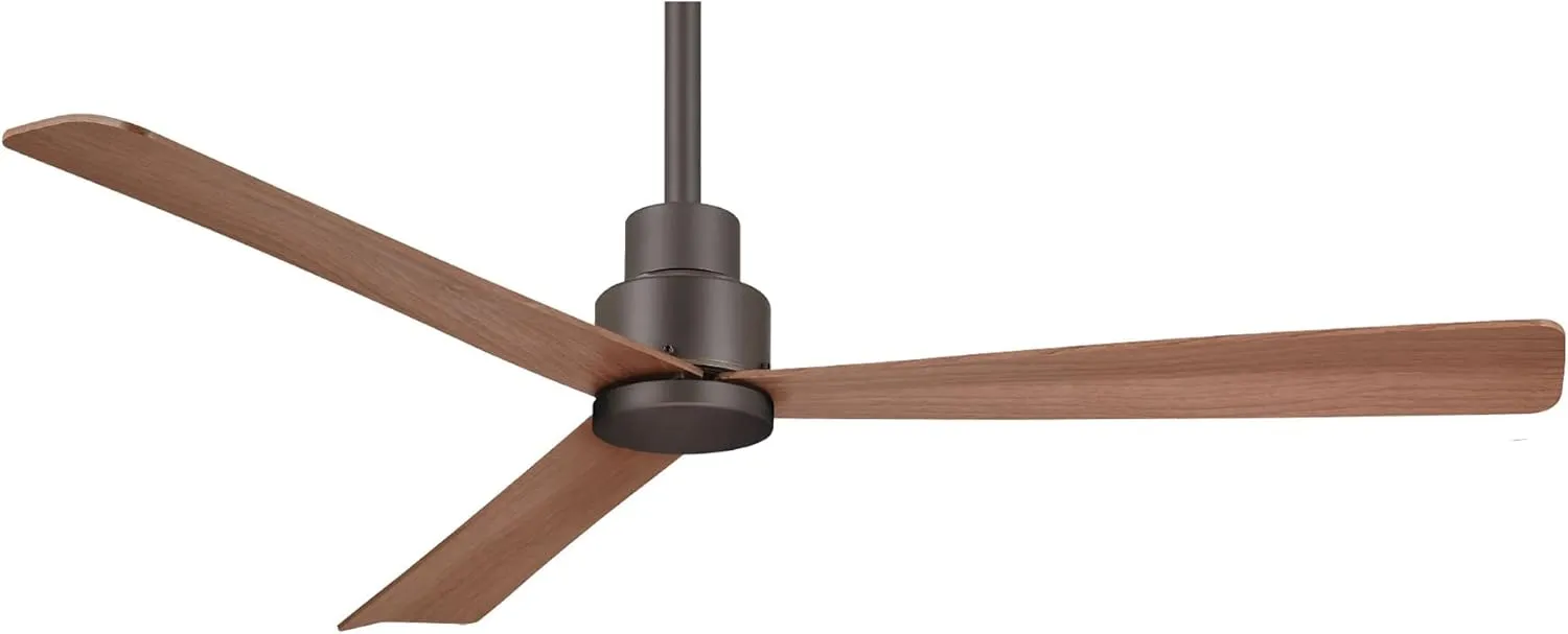 MINKA-AIRE F787-ORB 52" 3-Blade Ceiling Fan in Oil Rubbed Bronze Finish with Medium Maple Blades