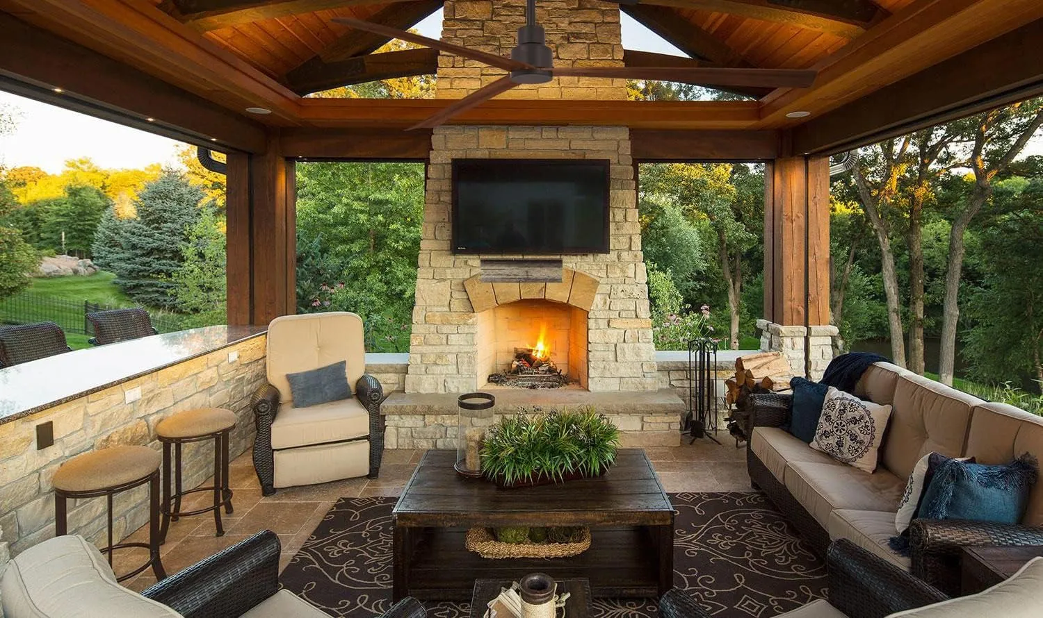 MINKA-AIRE Simple XL 65" Outdoor Ceiling Fan F789-ORB - Oil Rubbed Bronze