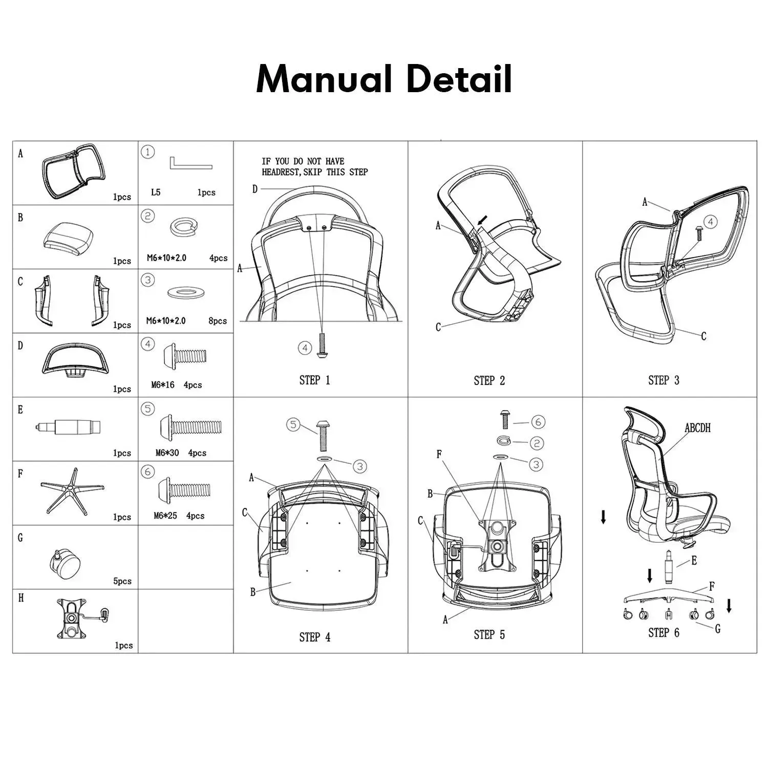 Modern Mesh Ergonomic Office Chair CURVE