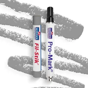 Mohawk Wood Repair Bundle: Fil-Stik Putty Stick (1 Count) and Pro-Mark Capillary Marker (1 Count), Grey Wolf KMC