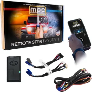 MPC Smartphone Remote Starter Control / 1-Year Service Included/Works with MPC Remote Start Systems