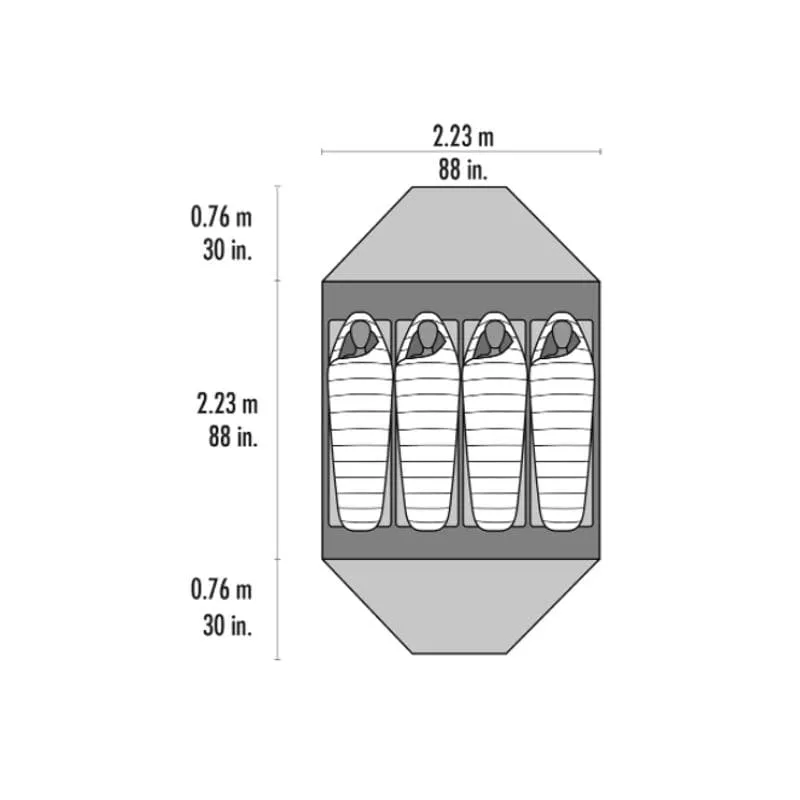 MSR Elixir 4 Tent V2 Clearance