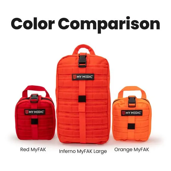 MyMedic- MyFak Large Basic First Aid Kit- Red