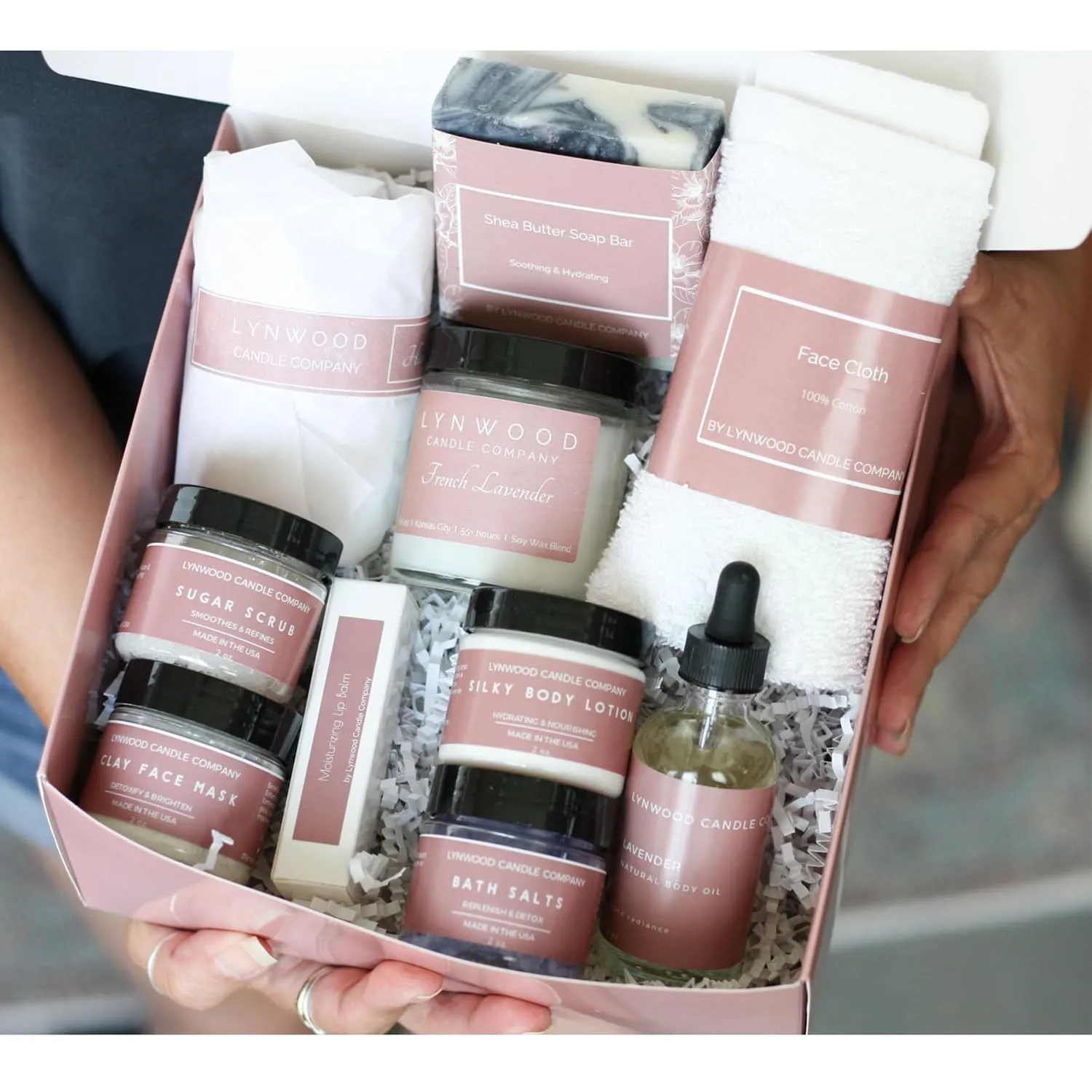 New Mom Care Package After Baby – Gift for New Mom After Birth - Postpartum Gifts for Mom, New Mom Gift Basket, Best Gifts for Postpartum Recovery, Care Package for Women After Baby, Mama Bear Gift Set, Handmade in USA