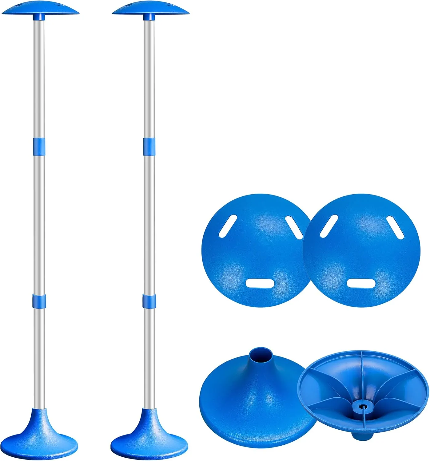 NEXCOVER Boat Cover Support Pole Adjustable, Valued 2 Pack, Telescoping Aluminum Support Pole System for Jon Boat Pontoon Boat Cover Boat Tarps and More
