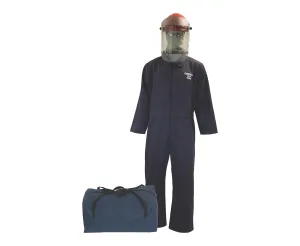 OBERON Arc Flash Coverall Kit - 12CAL - Includes Hard Cap, Face Shield, Balaclava, Coveralls and Storage Bag - TCG2P SERIES
