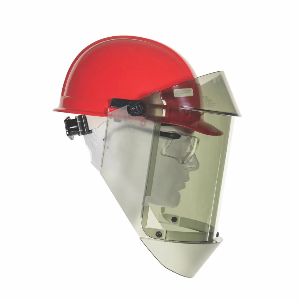 OBERON Arc Flash Face Shield - 12 CAL - Includes Hard Cap and Face Shield - TCG SERIES